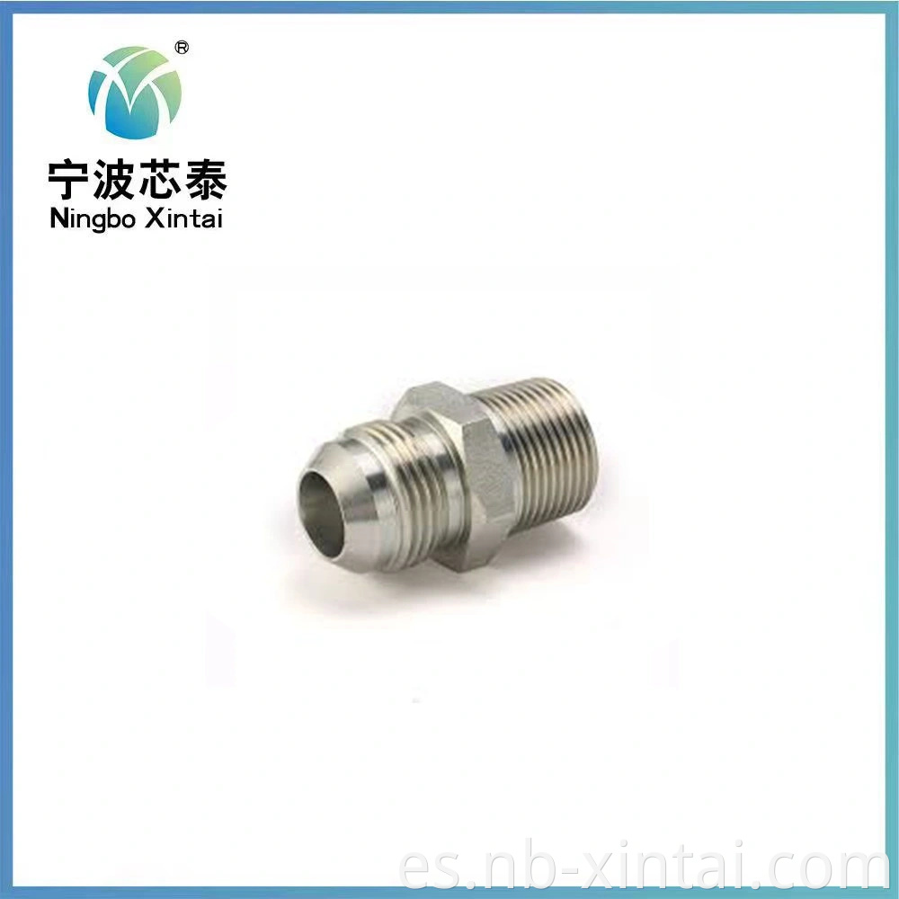 China OEM ODM Price Hidráulico 3000 PSI 1 "NPT Macho 304/316L Acero inoxidable Hex Pezón Forzado Forzado de tubería